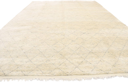 10 x 14 Neutral Moroccan Rug 30581
