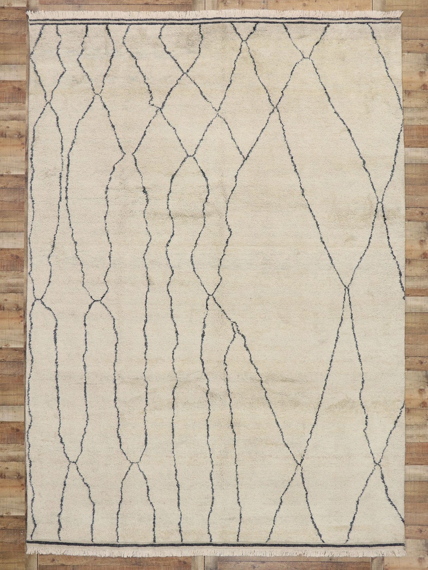 9 x 13 Contemporary Moroccan Rug 30586