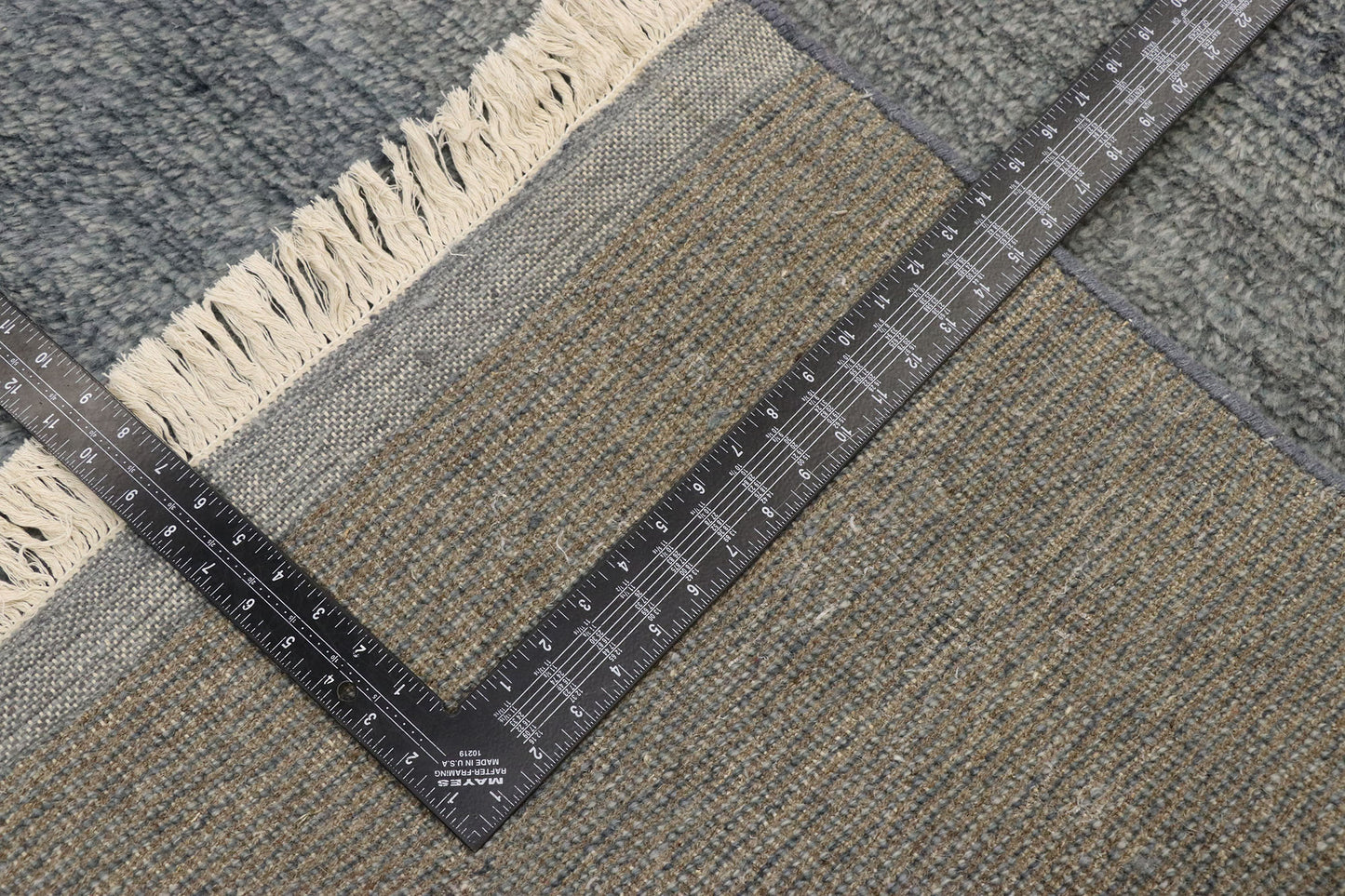 9 x 12 Contemporary Gray Moroccan Rug 30587