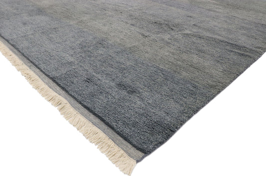 9 x 12 Contemporary Gray Moroccan Rug 30587