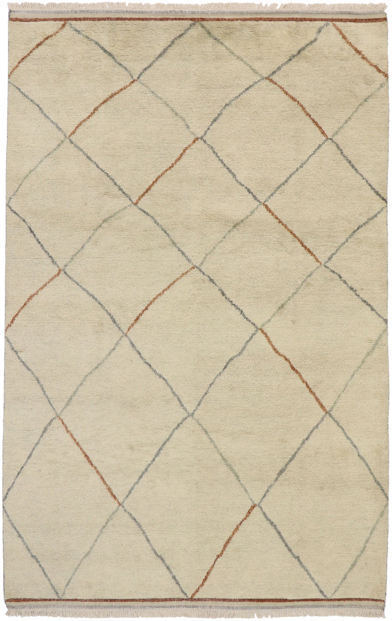 7 x 11 Organic Modern Moroccan Rug 30588