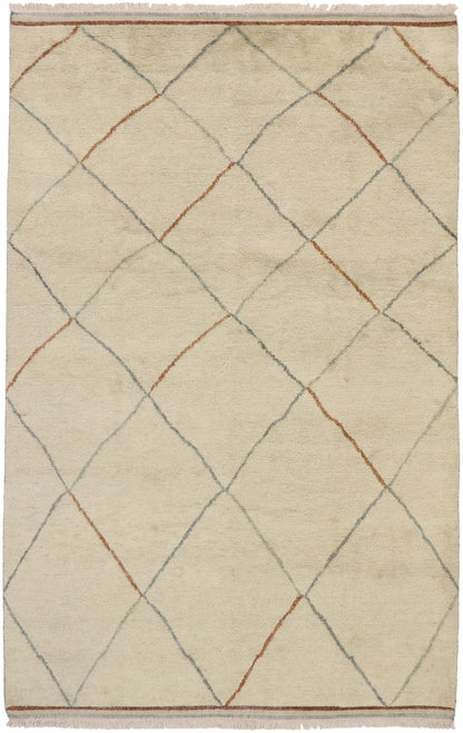 7 x 11 Organic Modern Moroccan Rug 30588