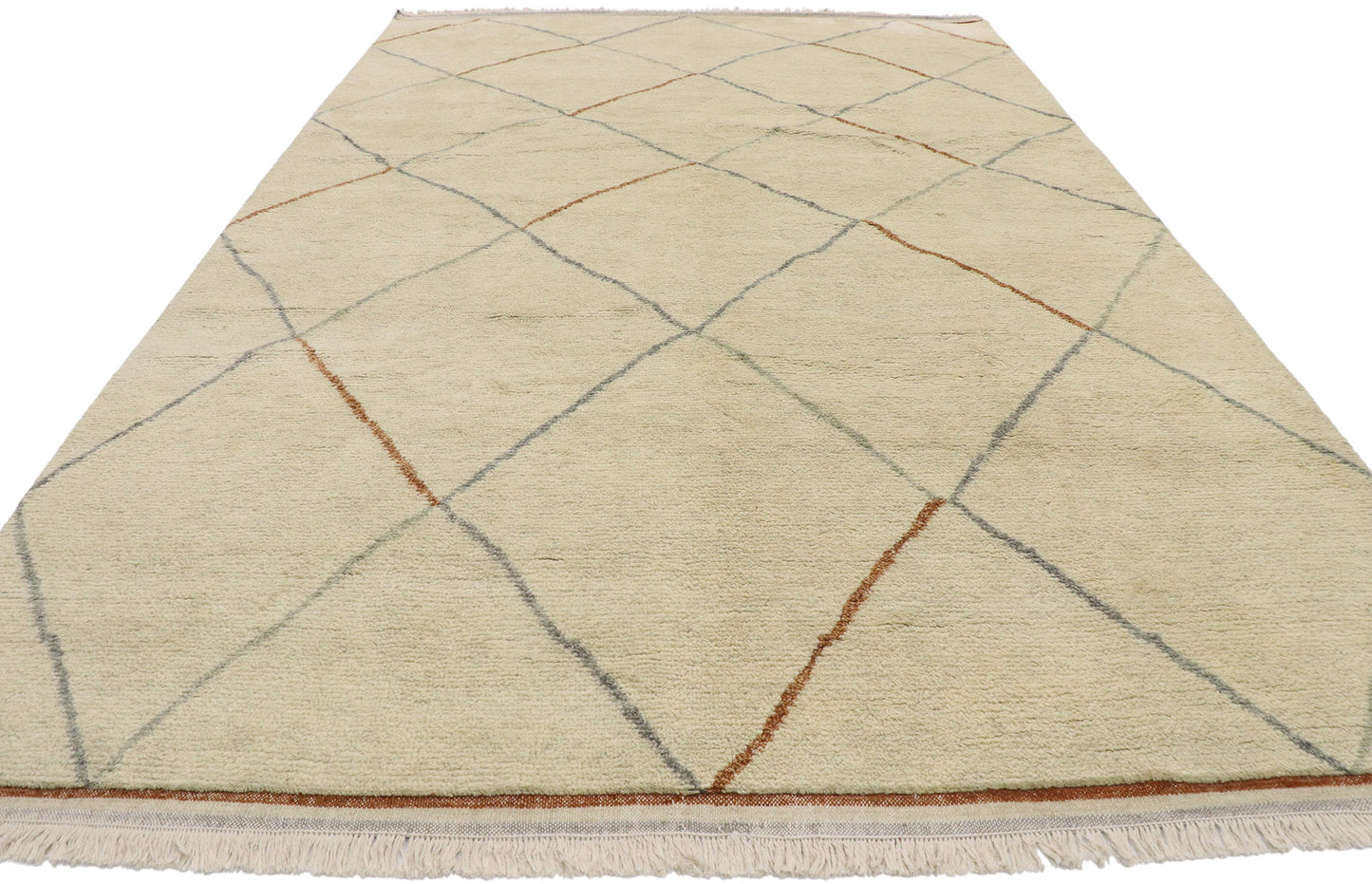 7 x 11 Organic Modern Moroccan Rug 30588