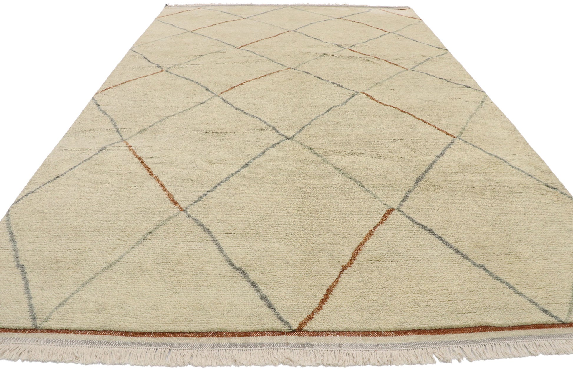 7 x 11 Organic Modern Moroccan Rug 30588