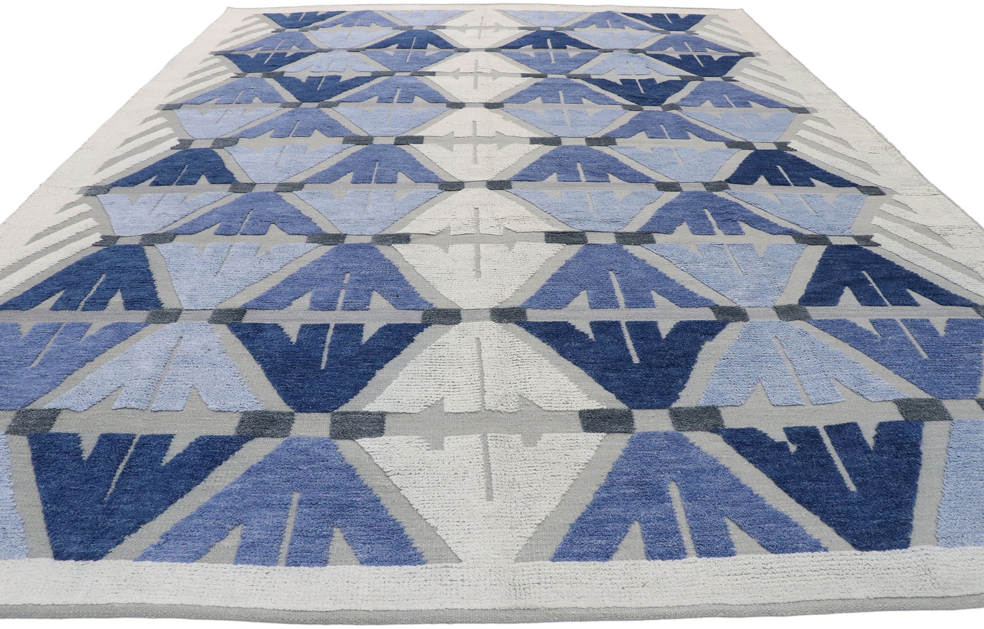 9 x 12 Geometric High-Low Rug 30589