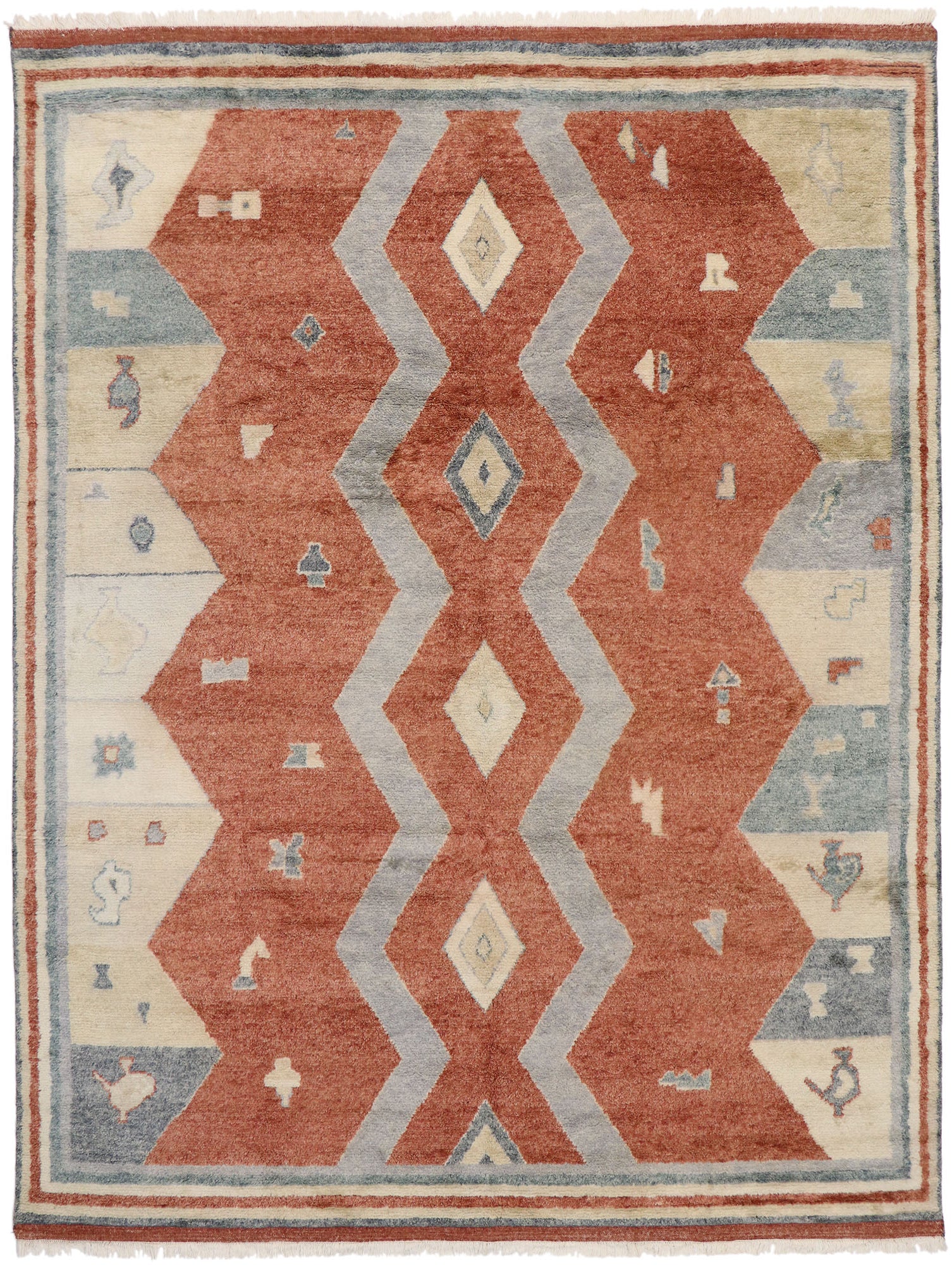 9 x 12 Contemporary Moroccan Rug 30591