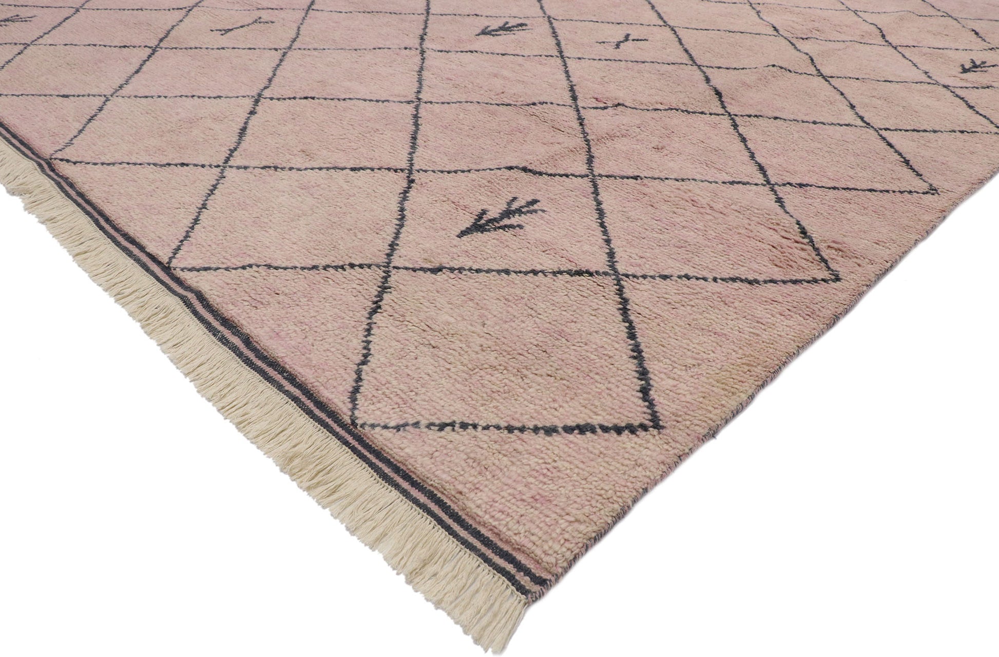 8 x 10 Modern Tribal Pink Moroccan Rug 30593