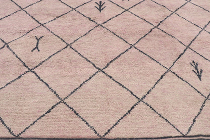 8 x 10 Modern Tribal Pink Moroccan Rug 30593