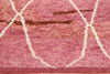 3 x 5 Small Modern Pink Moroccan Rug 30597
