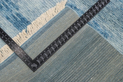 4 x 7 Contemporary Blue Moroccan Rug 30598