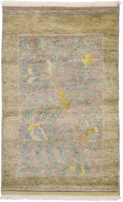 4 x 7 Organic Modern Biophilic Moroccan Rug 30599