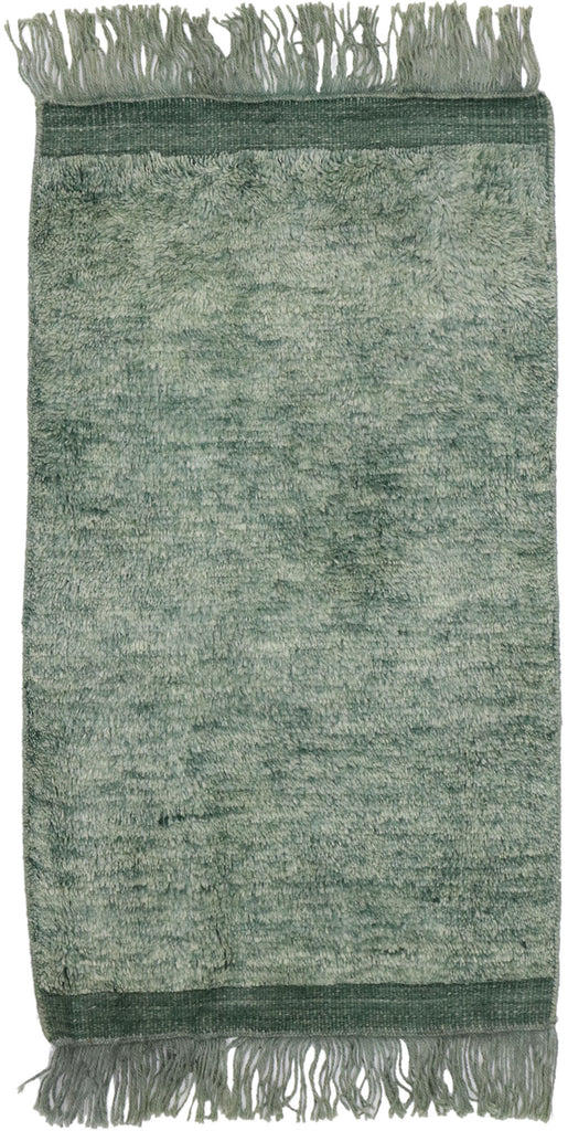 2 x 3 Small Green Moroccan Rug 30600