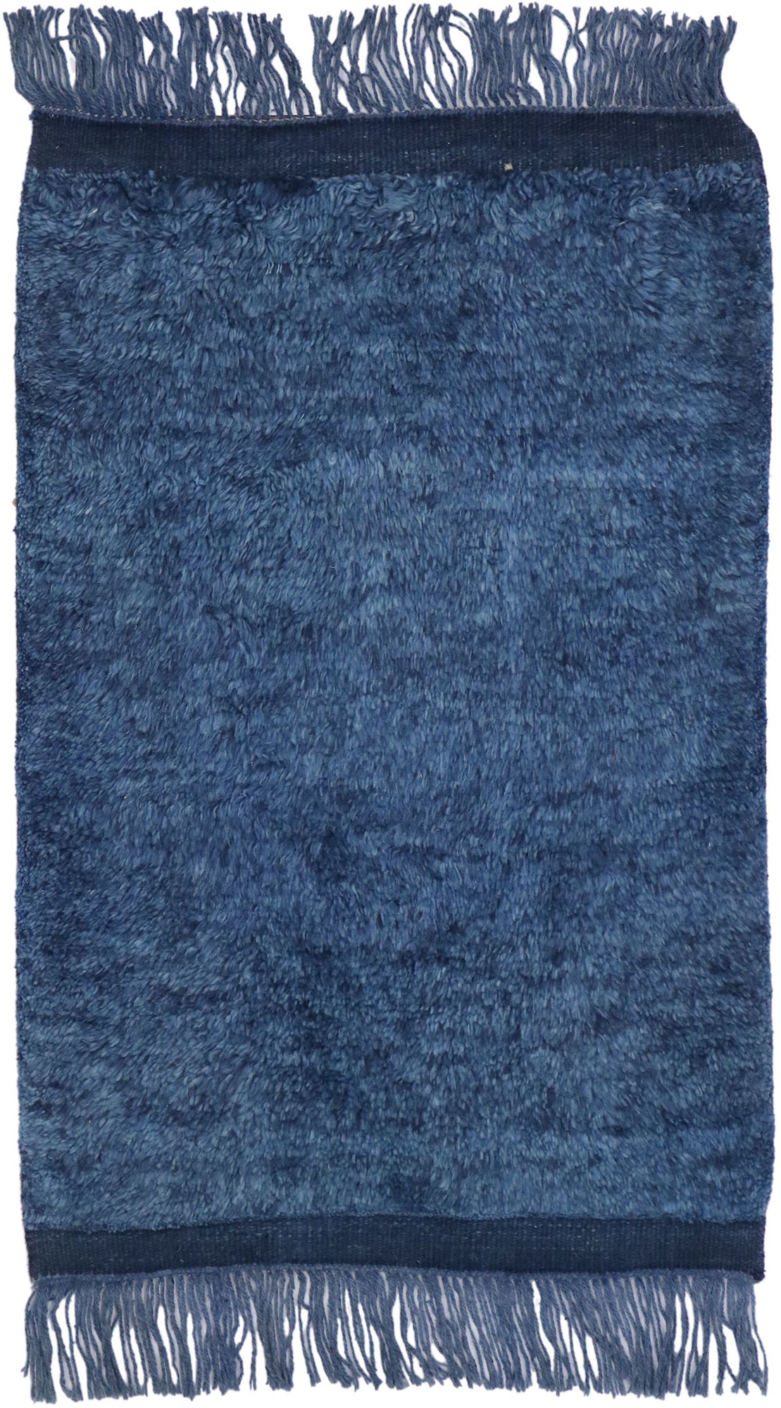 2 x 3 Small Blue Moroccan Rug 30601
