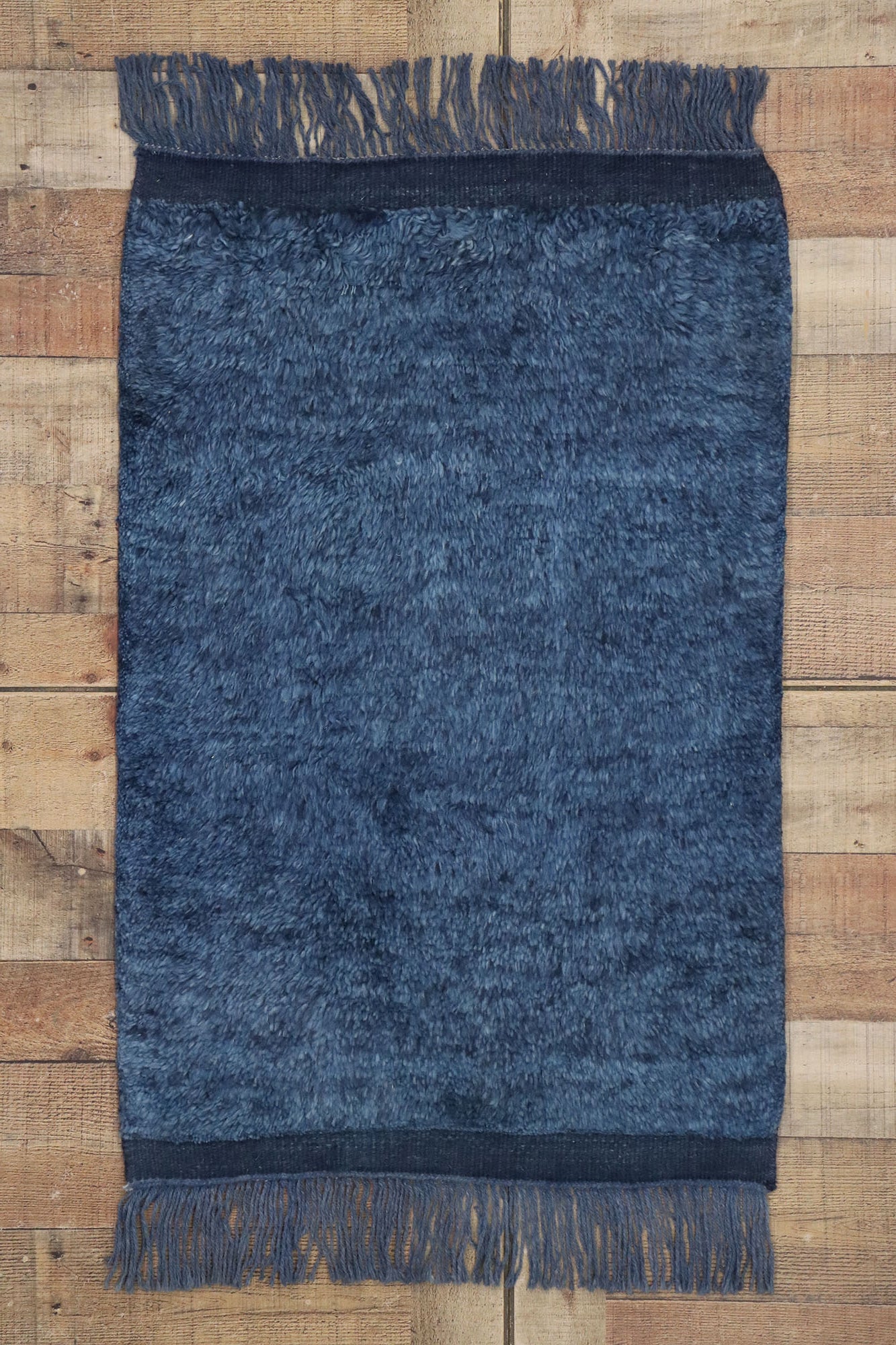 2 x 3 Small Blue Moroccan Rug 30601