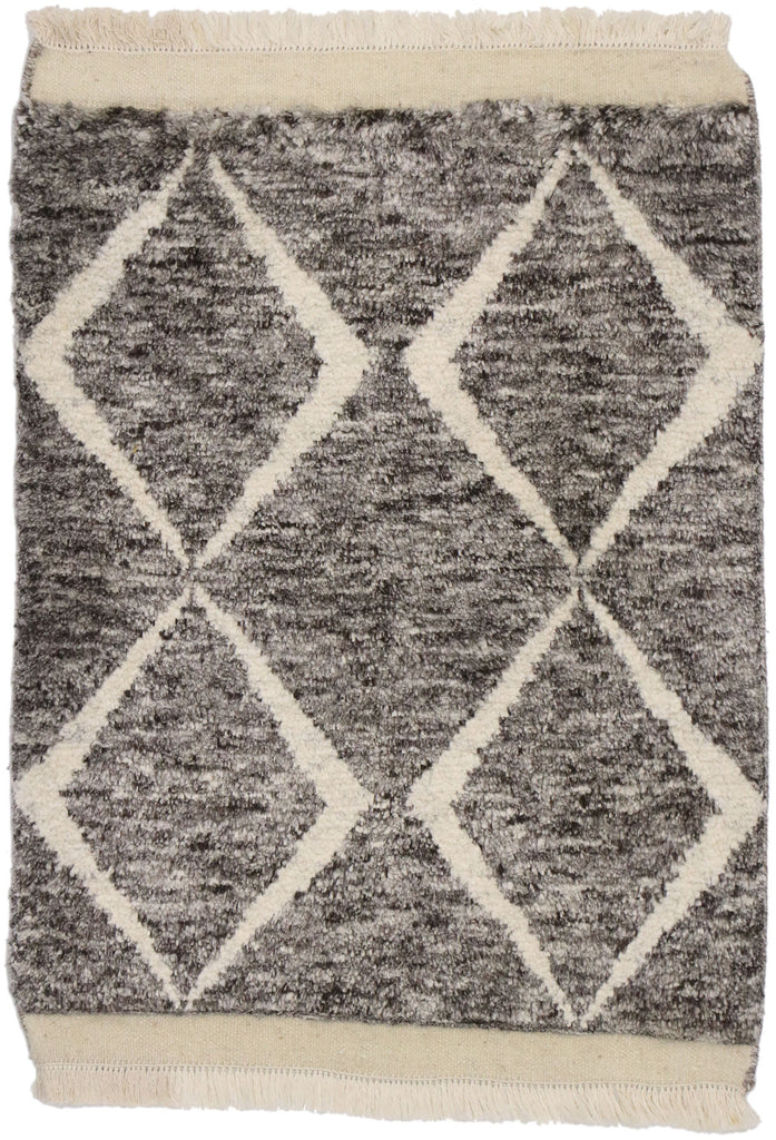 2 x 3 Small Earth-Tone Moroccan Rug 30605