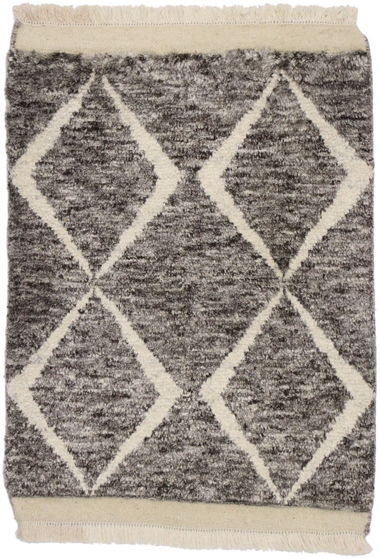 2 x 3 Small Earth-Tone Moroccan Rug 30605