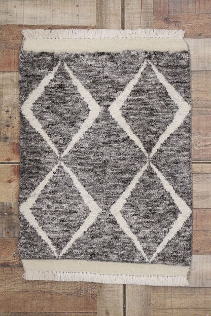 2 x 3 Small Earth-Tone Moroccan Rug 30605