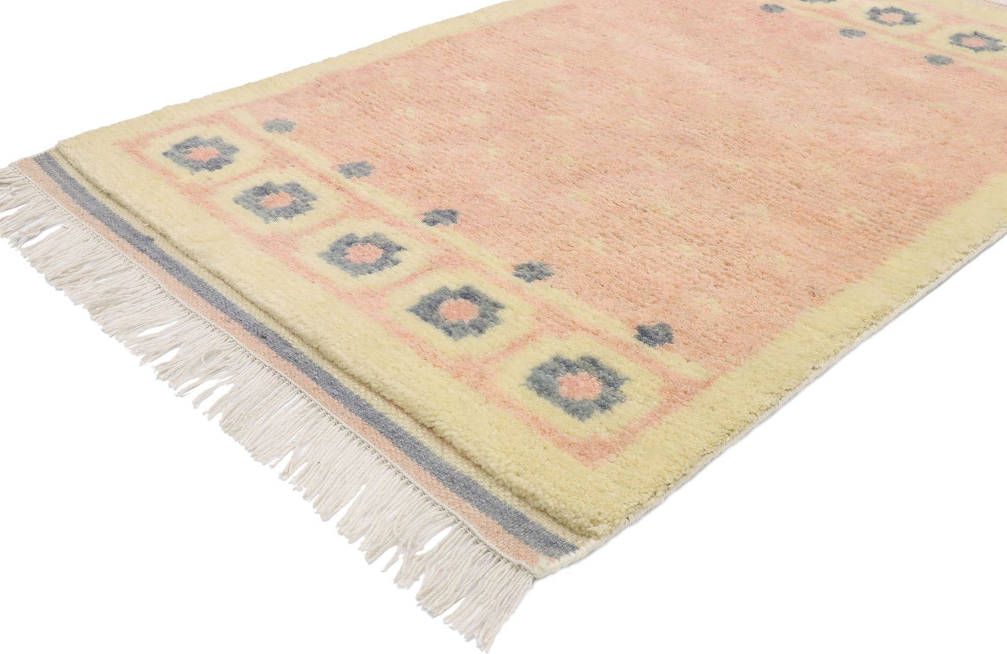 3 x 5 Swedish Pink Moroccan Rug 30615
