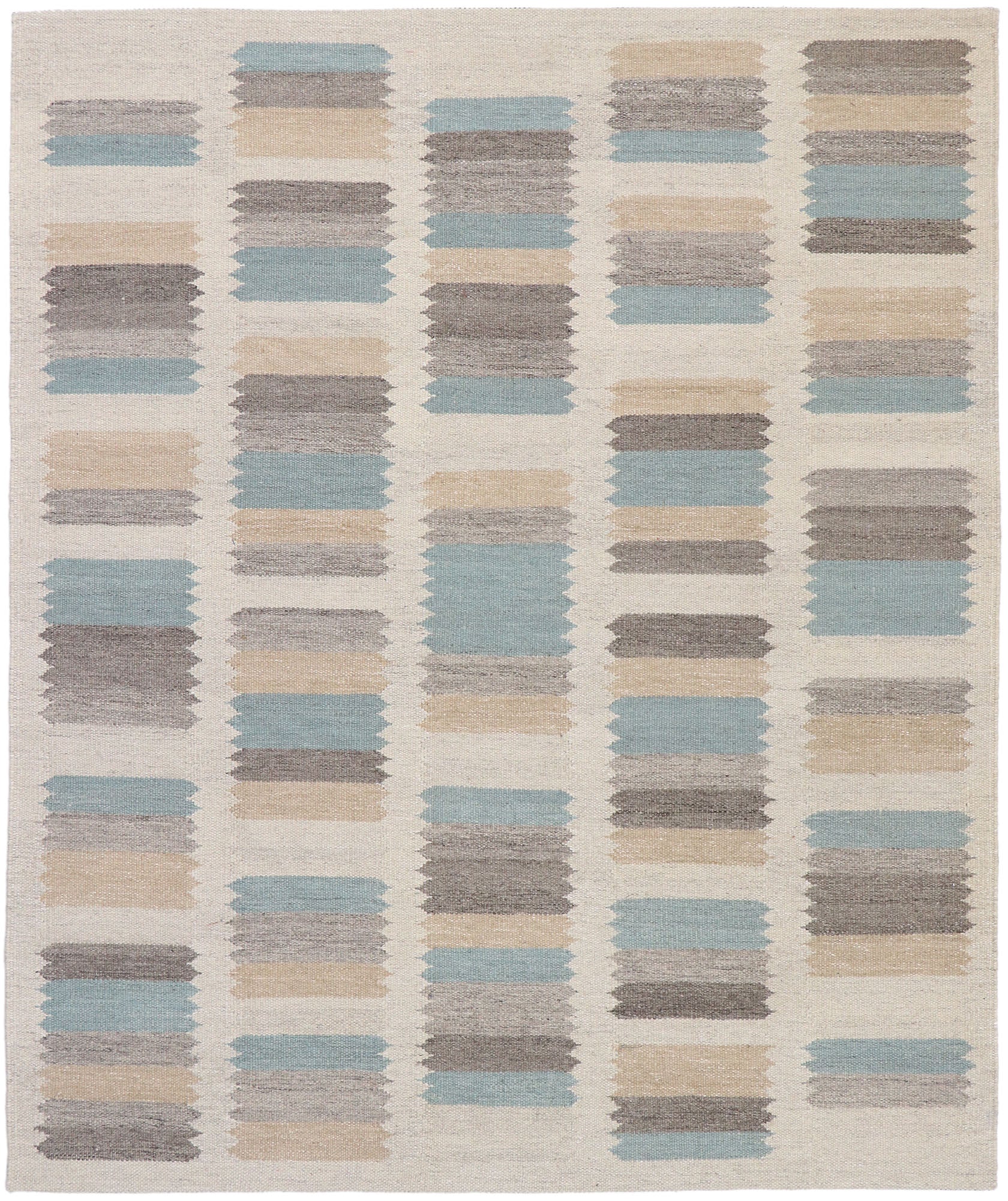 8 x 10 Swedish Inspired Kilim Rug 30616