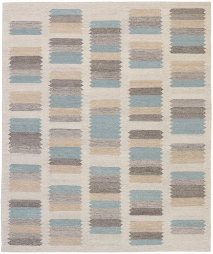 8 x 10 Swedish Inspired Kilim Rug 30616