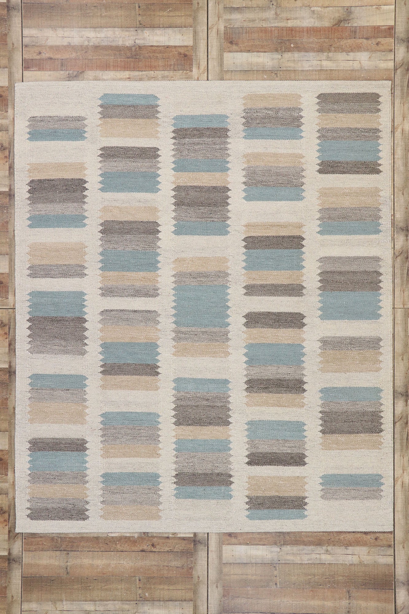 8 x 10 Swedish Inspired Kilim Rug 30616