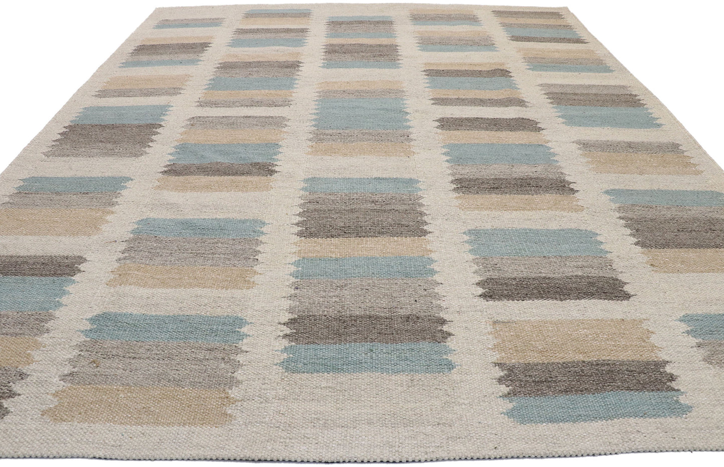 8 x 10 Swedish Inspired Kilim Rug 30616