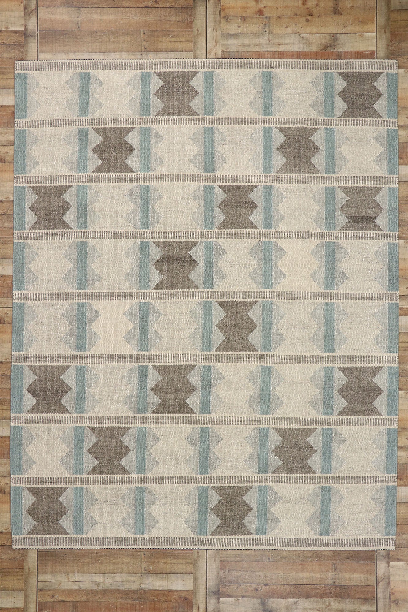 9 x 12 Swedish Inspired Kilim Rug 30617