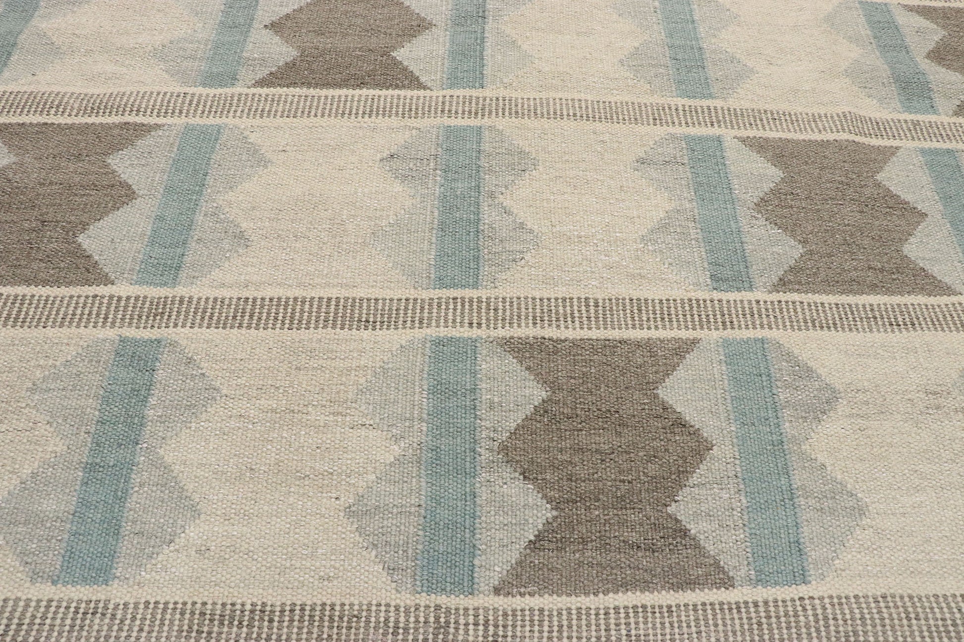 9 x 12 Swedish Inspired Kilim Rug 30617