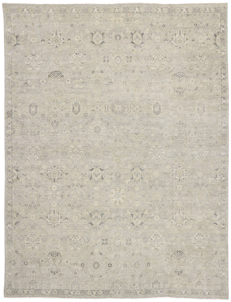 10 x 13 Vintage-Inspired Oushak Rug 30619