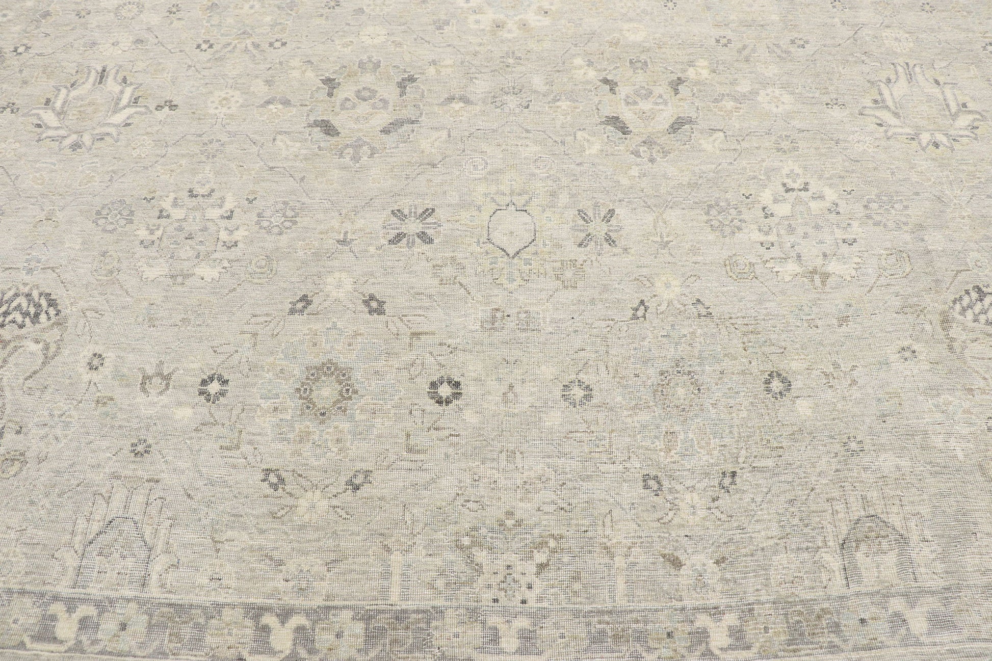 10 x 13 Vintage-Inspired Oushak Rug 30619