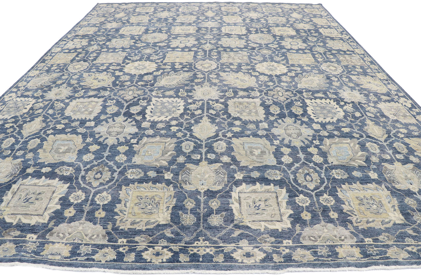 10 x 13 Vintage-Inspired Oushak Rug 30621