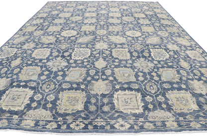 10 x 13 Vintage-Inspired Oushak Rug 30621