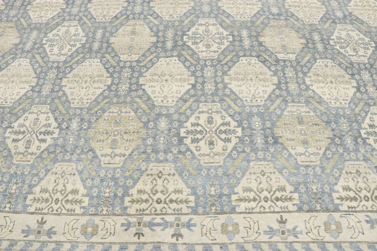 10 x 13 Vintage-Inspired Oushak Rug 30623