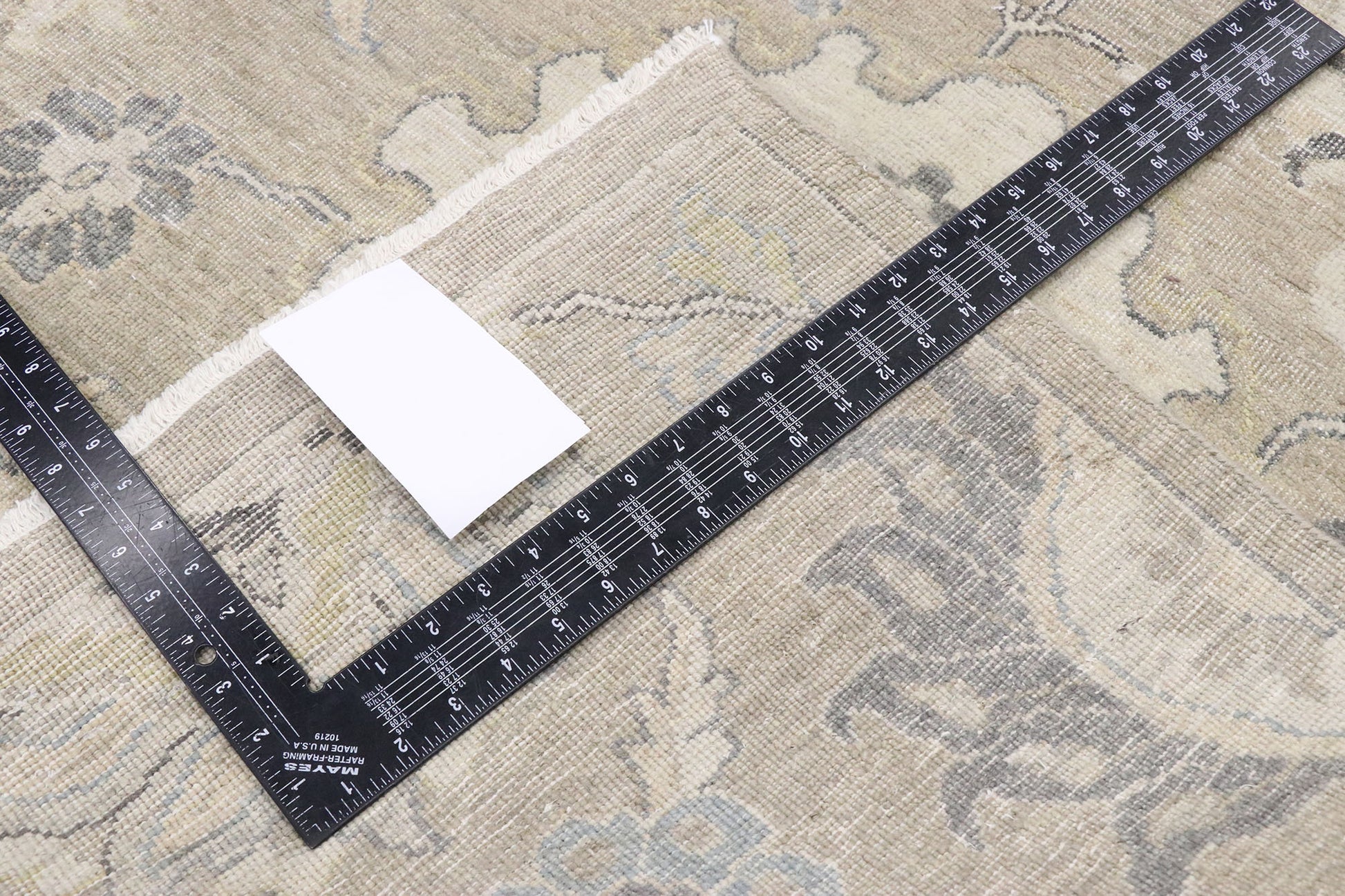 10 x 13 Vintage-Inspired Oushak Rug 30625