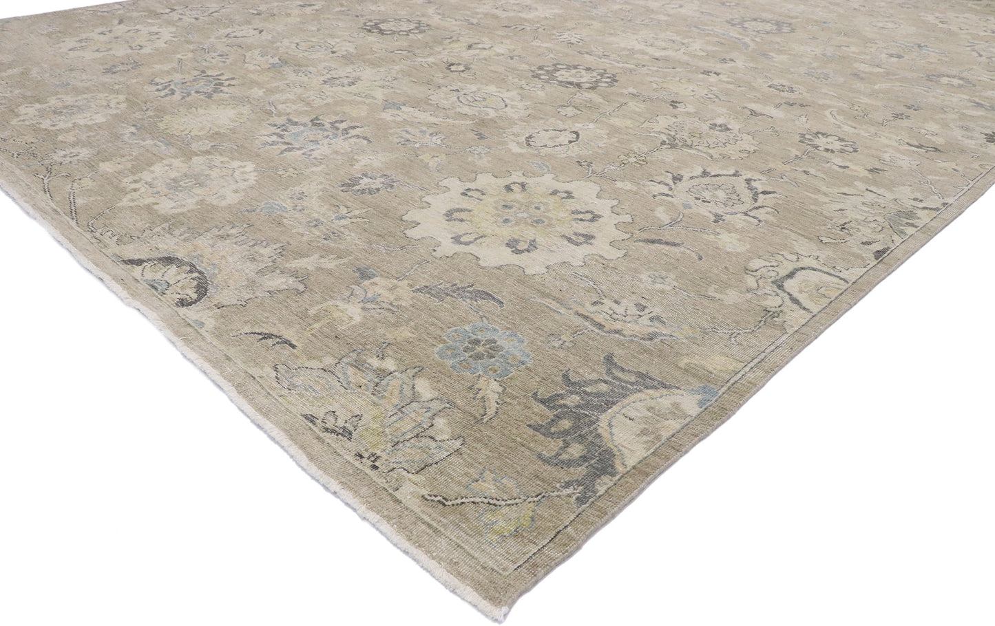 10 x 13 Vintage-Inspired Oushak Rug 30625