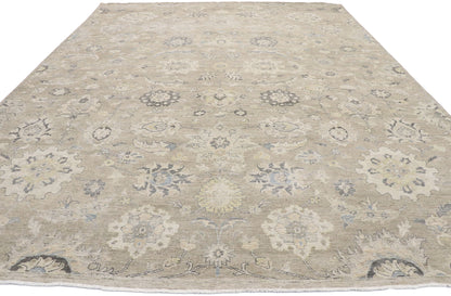 10 x 13 Vintage-Inspired Oushak Rug 30625