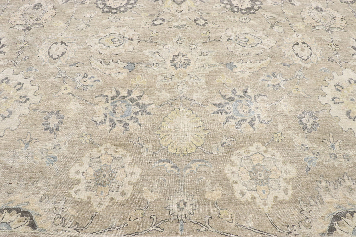 10 x 13 Vintage-Inspired Oushak Rug 30625