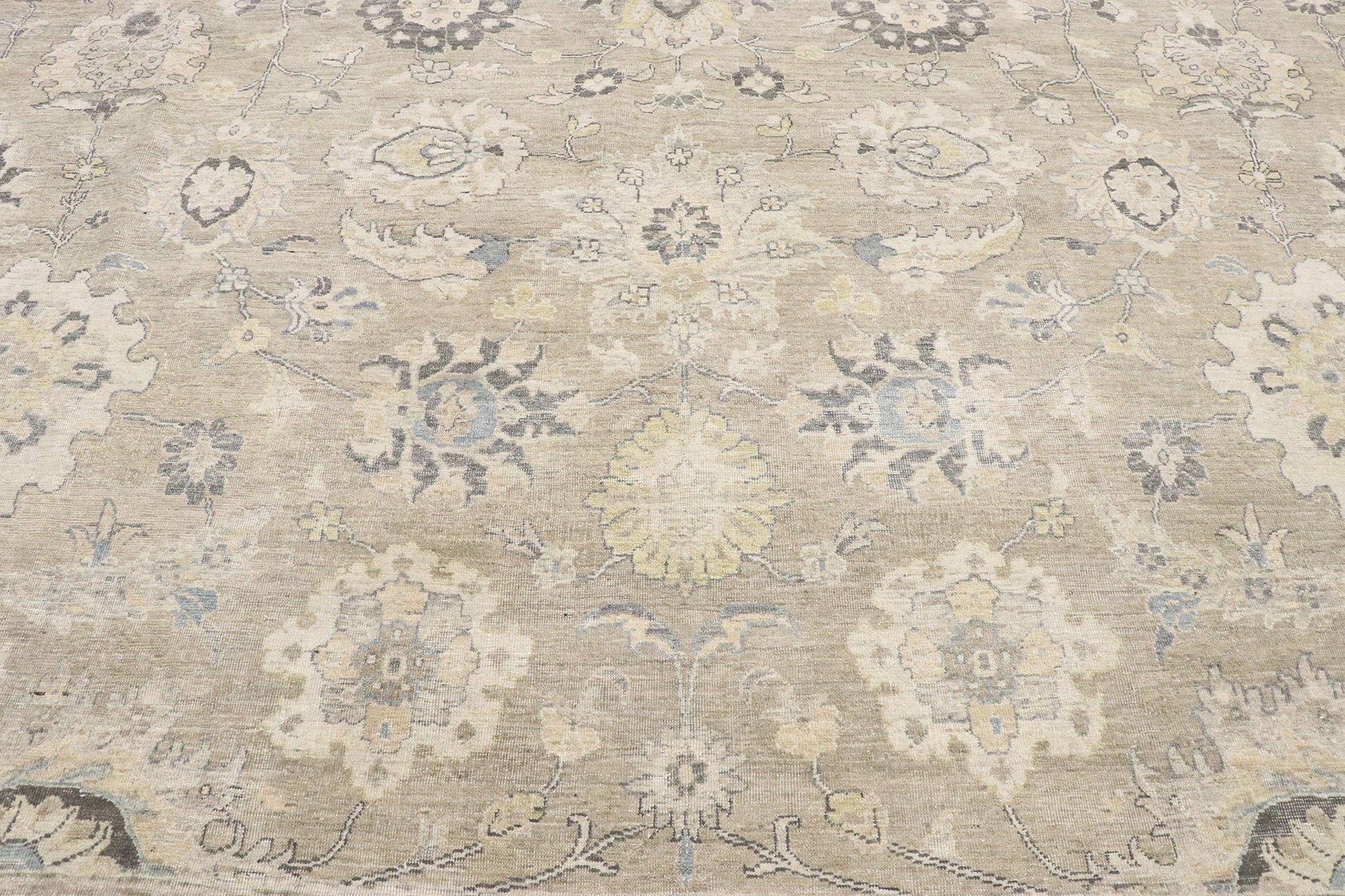 10 x 13 Vintage-Inspired Oushak Rug 30625