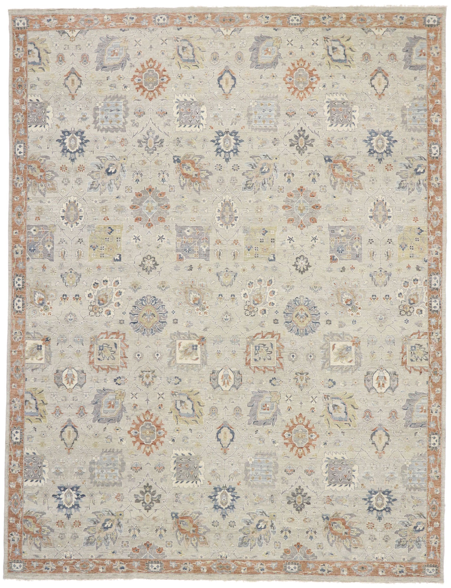 10 x 13 Contemporary Oushak Rug 30628