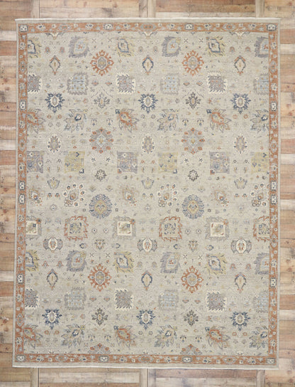 10 x 13 Contemporary Oushak Rug 30628