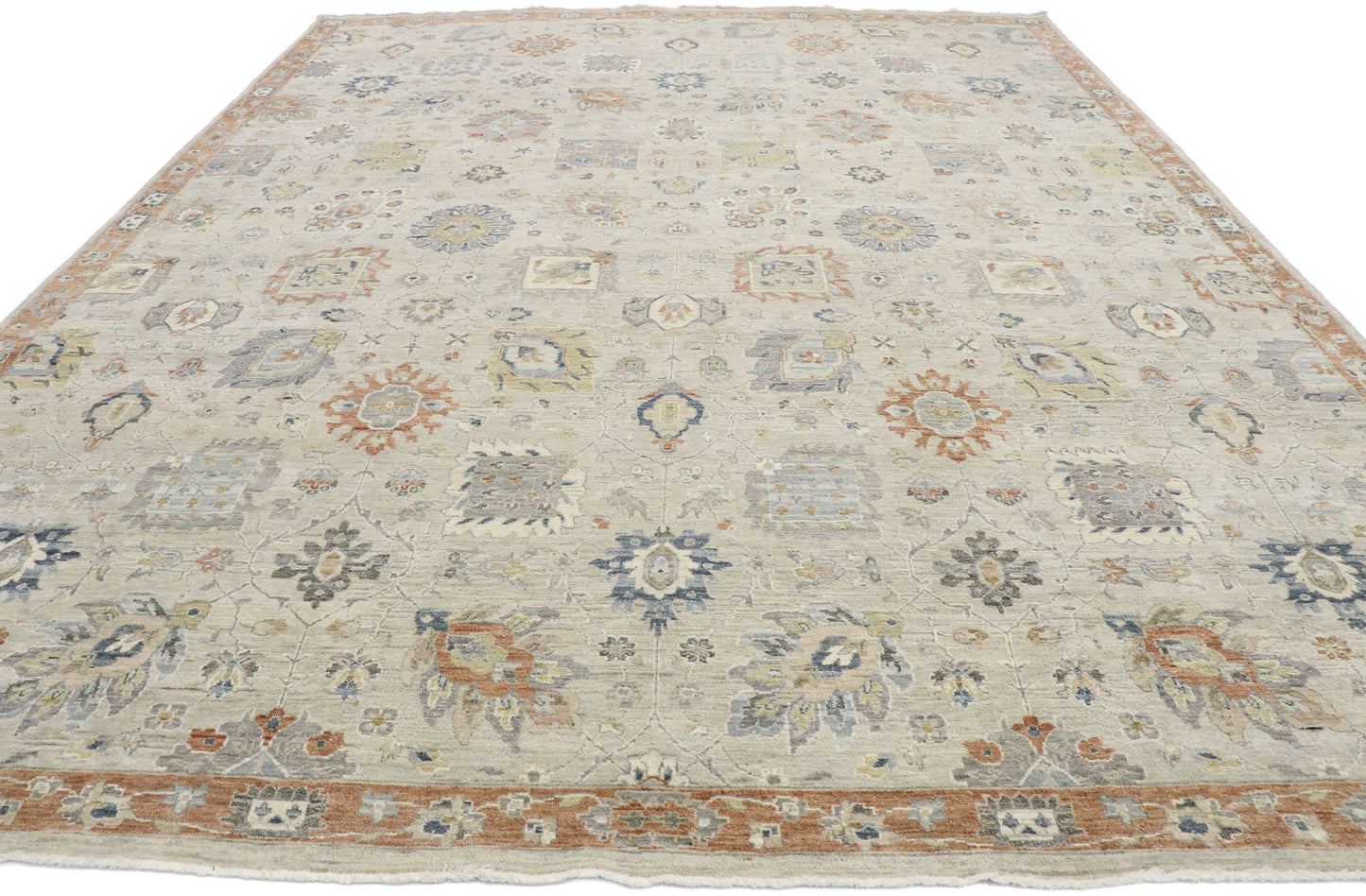 10 x 13 Contemporary Oushak Rug 30628
