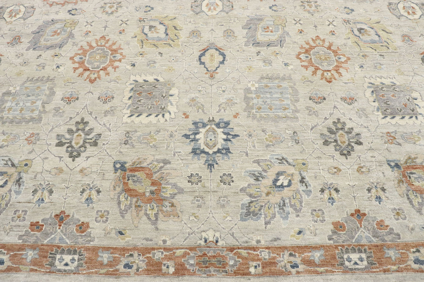 10 x 13 Contemporary Oushak Rug 30628
