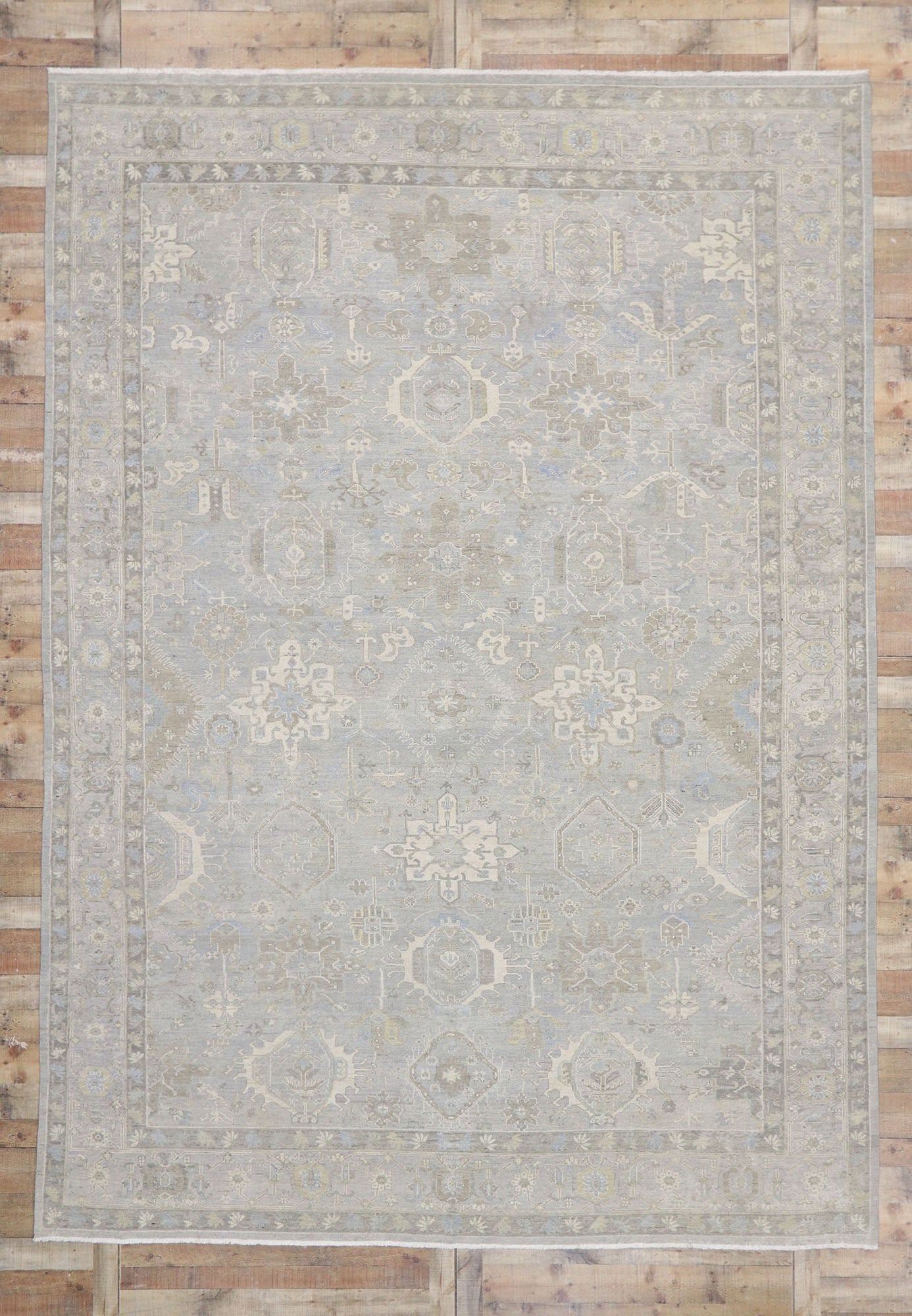 10 x 14 Contemporary Oushak Rug 30634