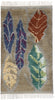 3 x 5 Swedish Rya Style Rug 30644