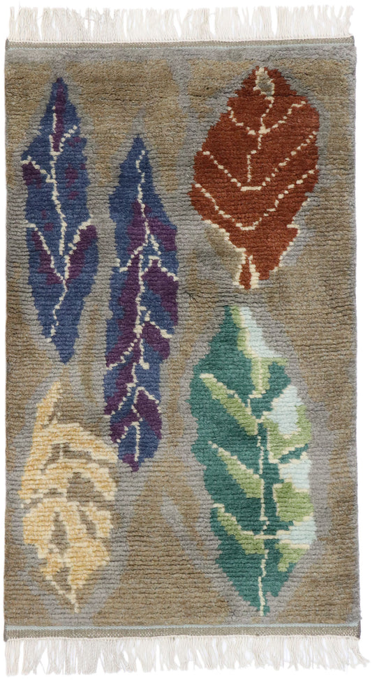 3 x 5 Swedish Rya Style Rug 30644