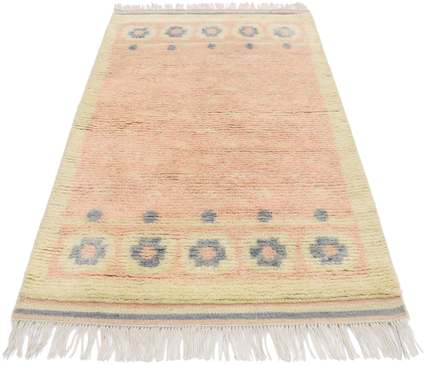 3 x 5 Contemporary Swedish Rya Style Rug 30645