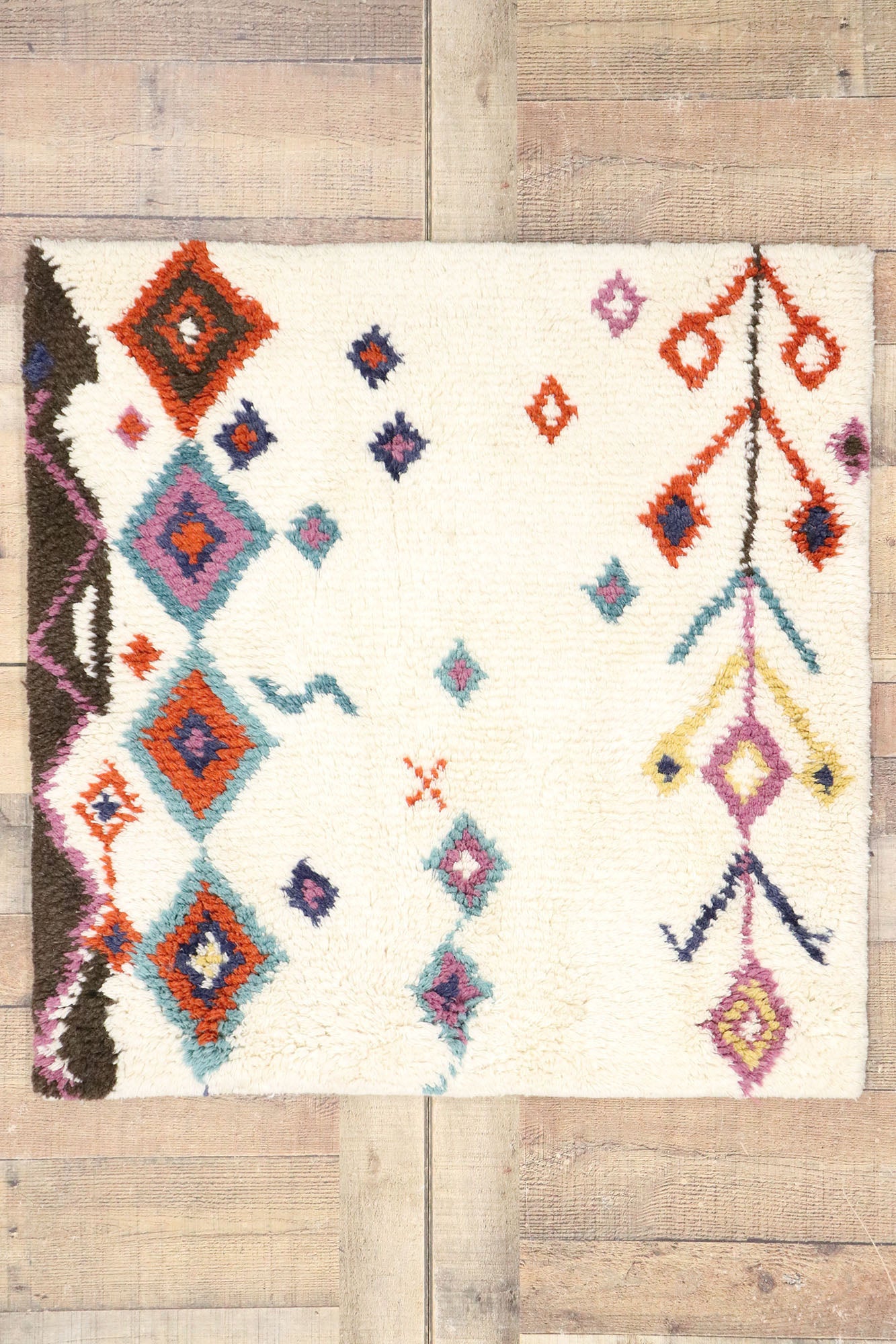 3 x 3 Contemporary Moroccan Rug 30646