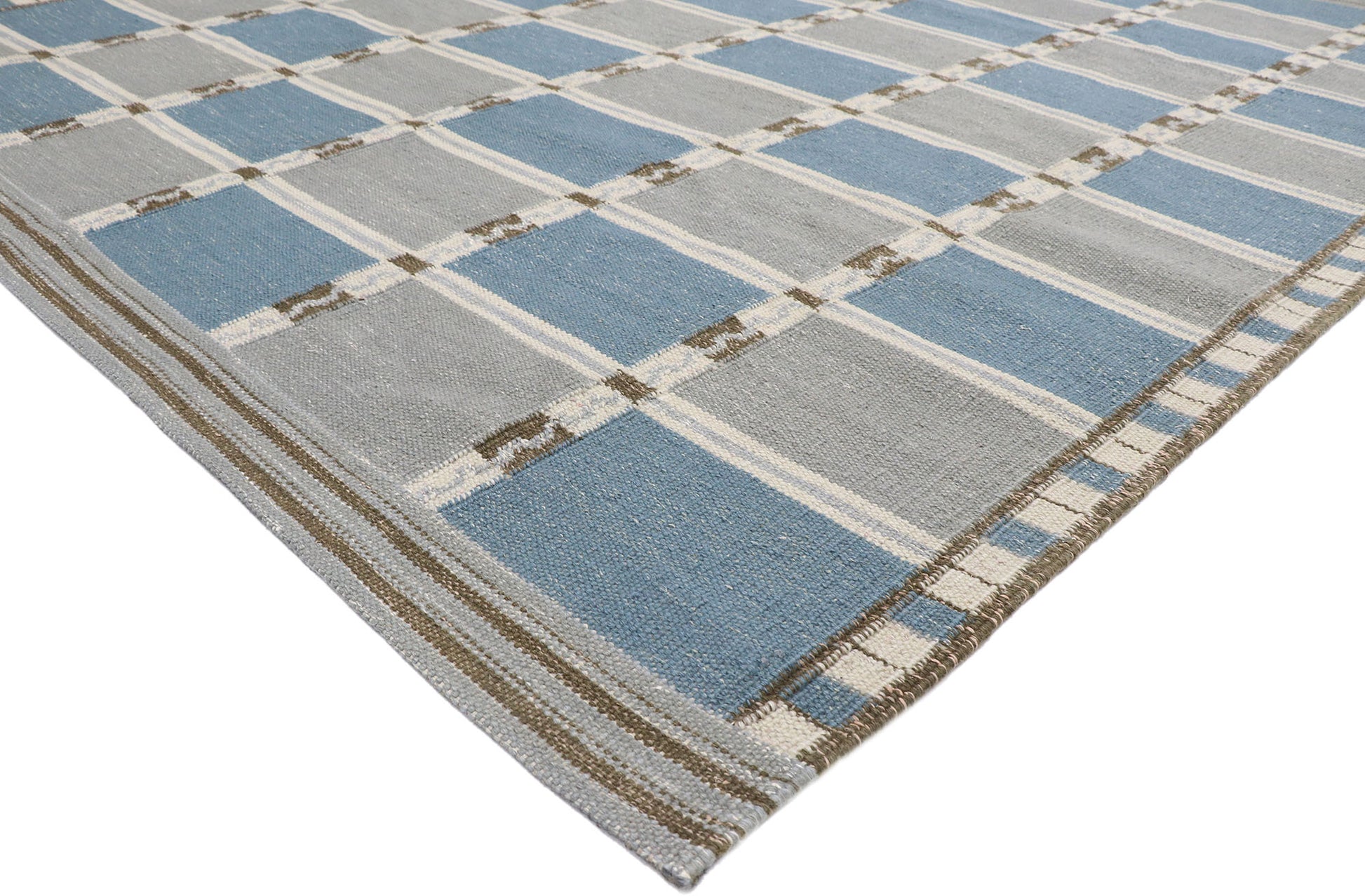 9 x 10 Swedish Inspired Kilim Rug 30649