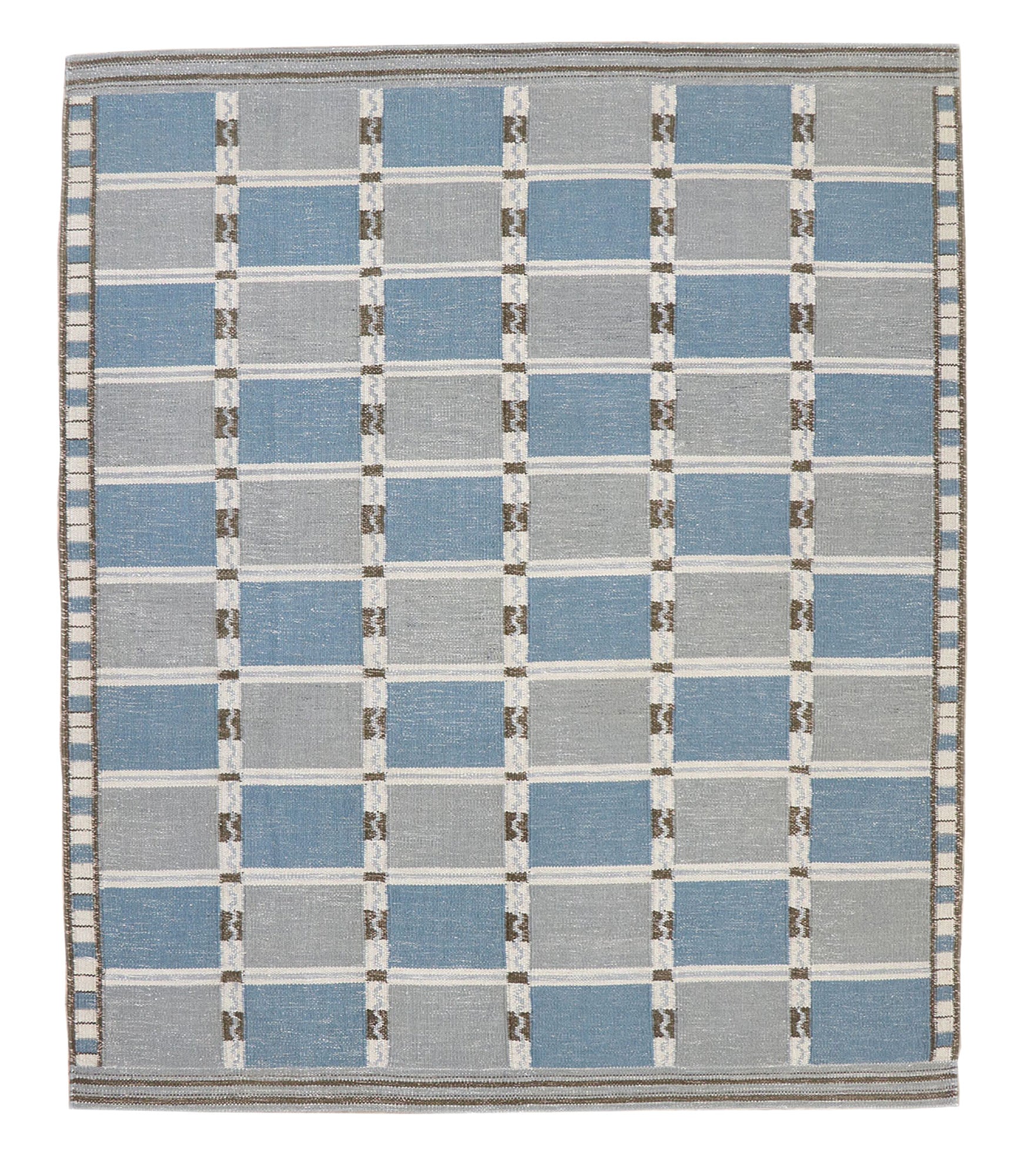 9 x 10 Swedish Inspired Kilim Rug 30649