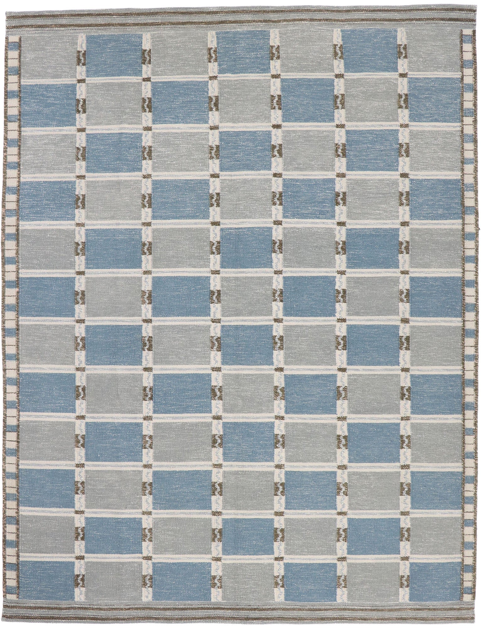 10 x 13 Swedish Inspired Kilim Rug 30650